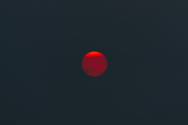 Evening skyline of London with the Thames